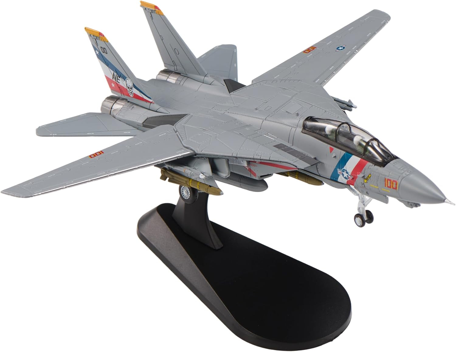 1:100 Scale F-15E Eagle Metal Fighter Jet Model Military Die-Cast Aircraft Models for Collection or Gift
