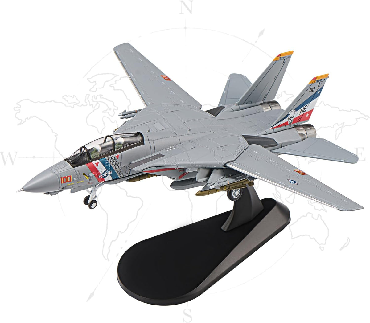 F-22 Raptor Die-Cast Airplanes-1/100 Scale Spirits of American