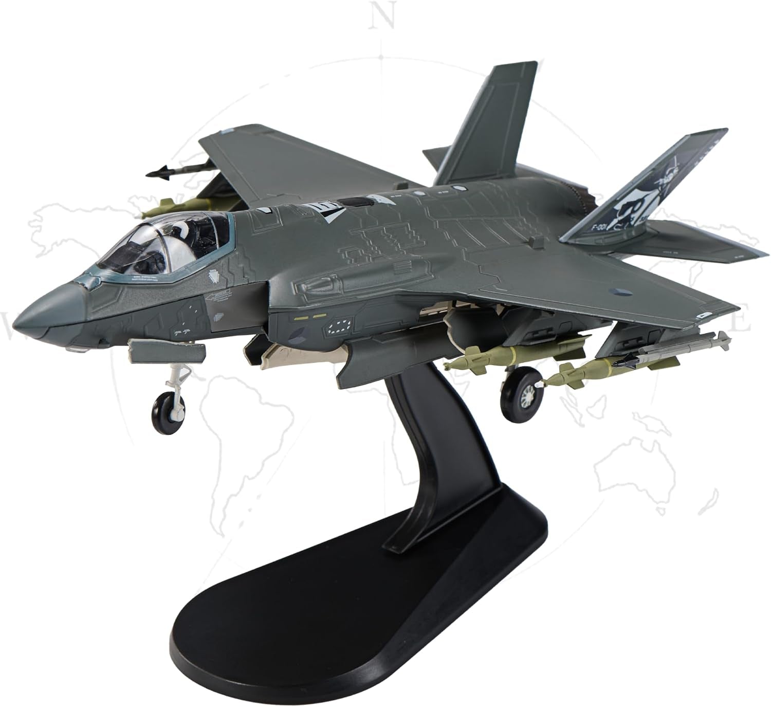 F-22 Raptor Die-Cast Airplanes-1/100 Scale Spirits of American