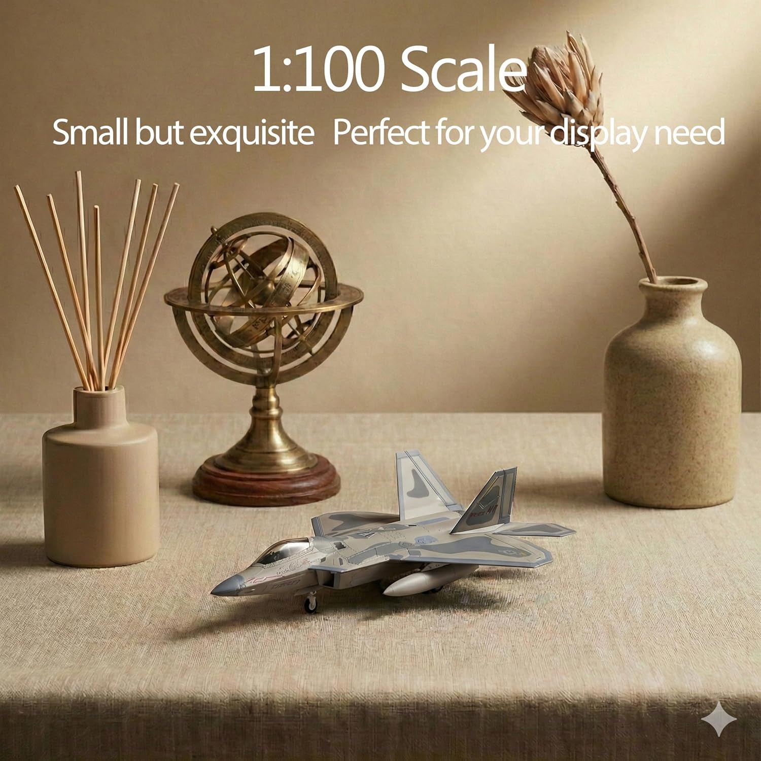 F-22 Raptor Die-Cast Airplanes-1/100 Scale Spirits of American