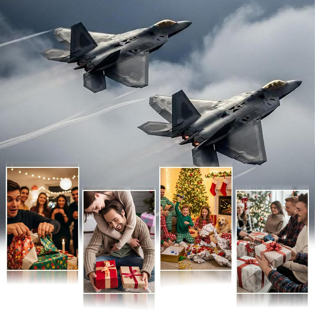 F-22 Raptor Die-Cast Airplanes-1/100 Scale Spirits of American