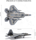F-22 Raptor Die-Cast Airplanes-1/100 Scale Spirits of American