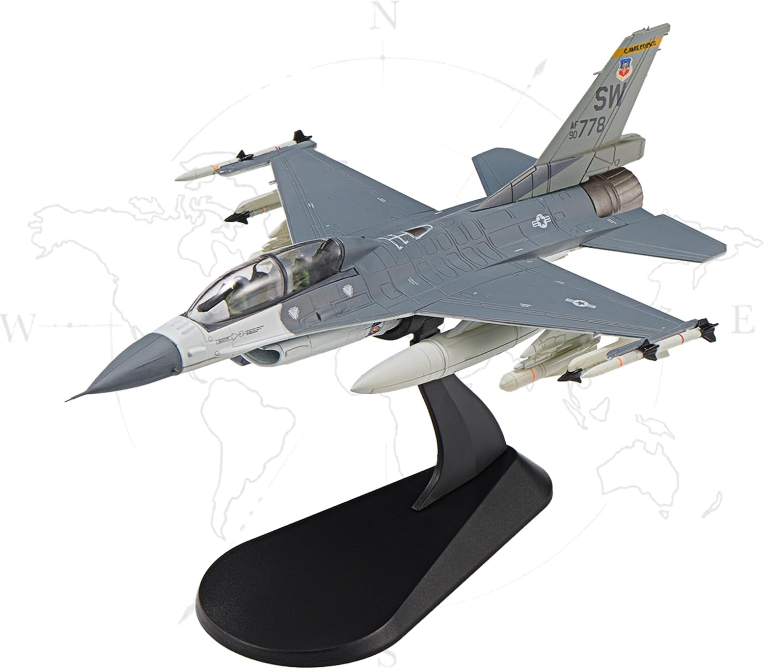 F-22 Raptor Die-Cast Airplanes-1/100 Scale Spirits of American