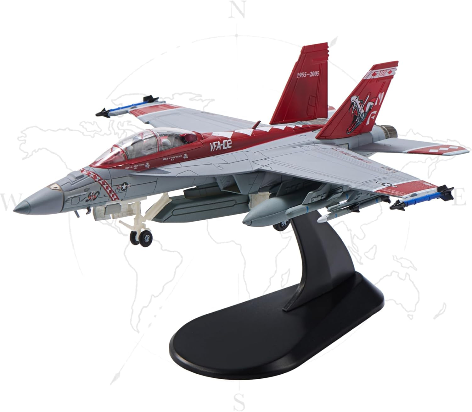 F-22 Raptor Die-Cast Airplanes-1/100 Scale Spirits of American