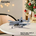 1:100 Scale A-10 Thunderbolt II Warthog Metal Fighter Jet Model Military Die-Cast Aircraft Models for Collection or Gift